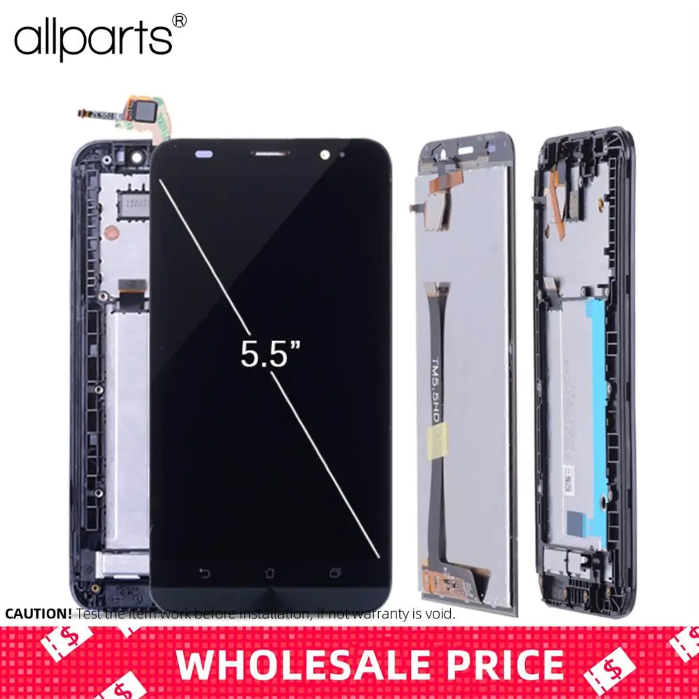 Дисплей для ASUS Zenfone 2 ZE550ML LCD в сборе с тачскрином на рамке Оригинал