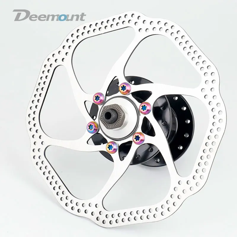 

Deemount Titanium TC4 Bolts M5x10mm T25 Torx Head for Bicycle Disk Brake Rotor Mount MTB Mountain Bike Ti Parts Screws