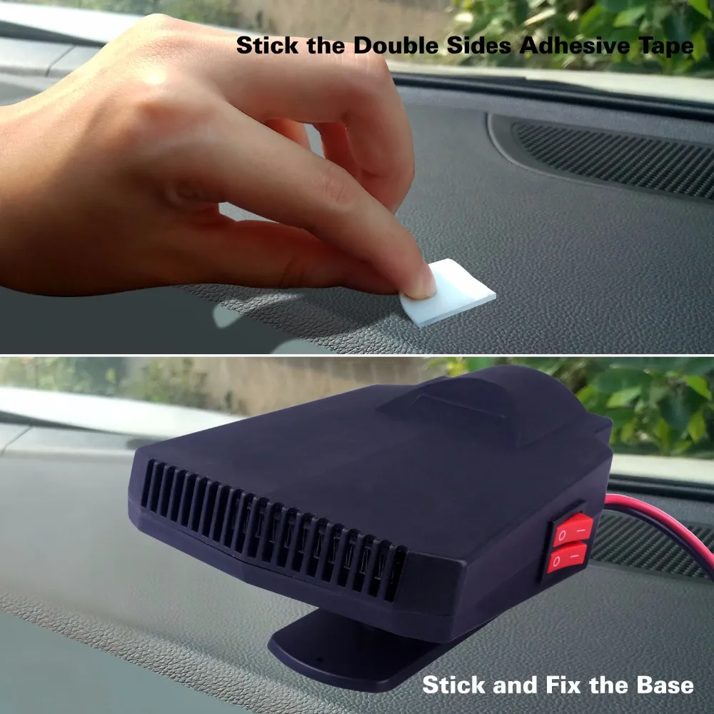 12 В автомобильный обогреватель вентилятор лобовое стекло авто