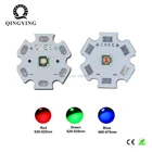 10 шт.-50 шт. Cree LED XPE XP-E R3 1 Вт-3 Вт высокой мощности светодиодный красный 620nm зеленый 520nm синий 460nm 3535 SMD чип с 20 мм 16 мм радиатором