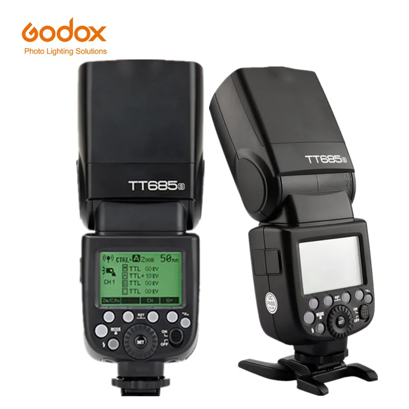Godox TT685S 2 4G HSS 1/8000s TTL вспышка Speedlite XPro S триггерный передатчик для Sony A77II A7RII A7R A7000 A6500