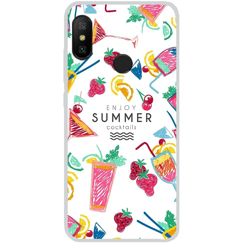 3D Xiaomi Mi A2 Lite Case Cover Cartoon TPU Phone Cases Silicone Soft lite 5.84'' |