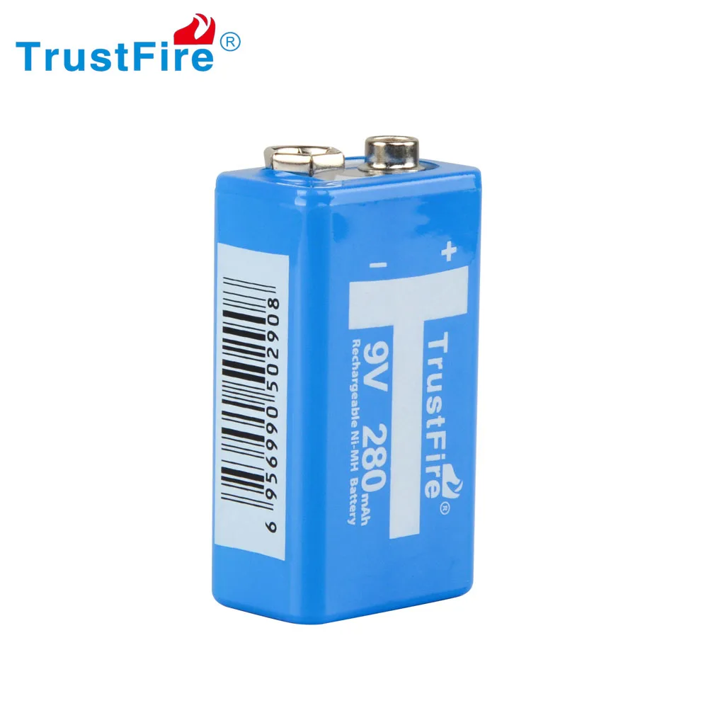 TrustFire 2 шт. 9В 280 мАч Ni MH низкая саморазряжающаяся аккумуляторная батарея с