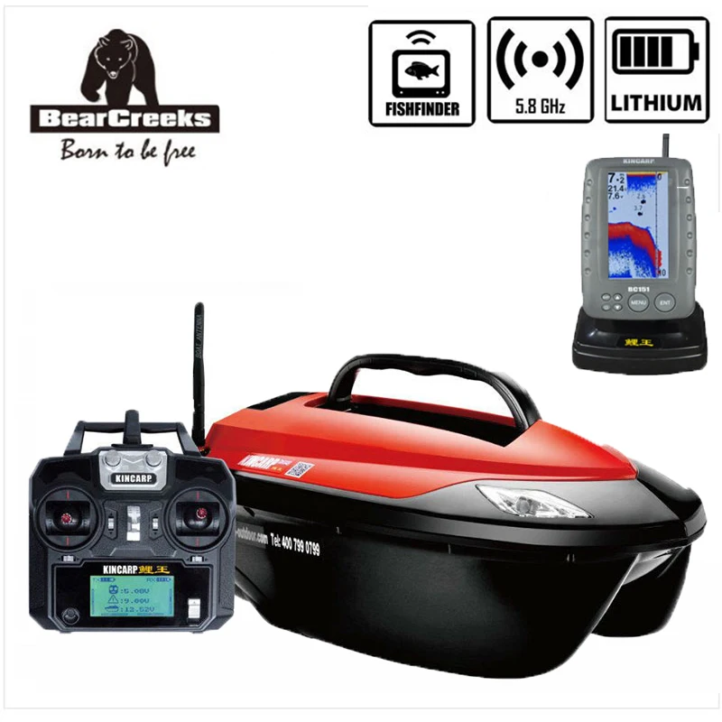 BearCreeks KINCARP V6 приманка для ловли карпа лодка baitboat с литиевой батареей и BC151 цвет