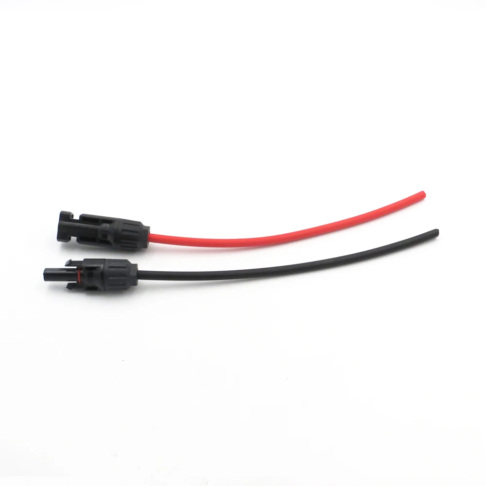 Кабель солнечной батареи Медный провод 1 пара 0 2 м 6/4/2.5mm2 10/12/14 AWG MC4 кабель