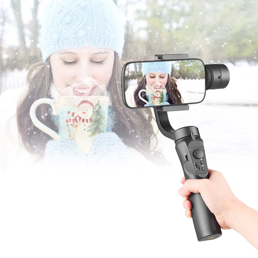 3 осевой Ручной Стабилизатор для смартфона встроенный литиевый аккумулятор iPhone Xs