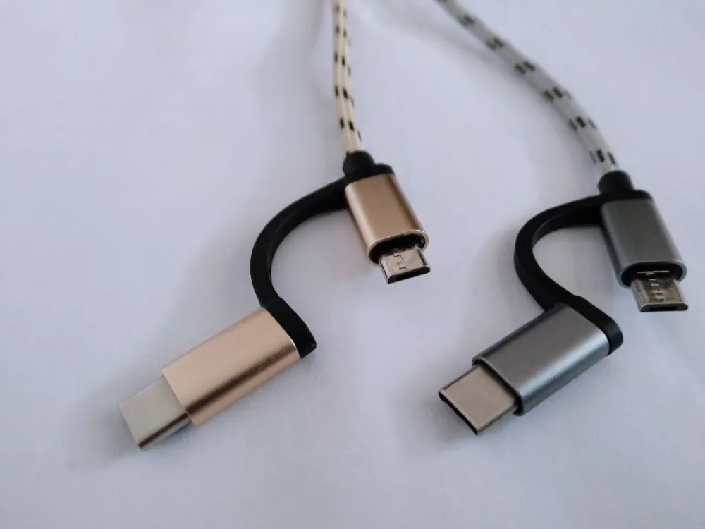 Robotsky 2 в 1 type C Micro USB OTG кабель адаптер Android USB OTG адаптер для Xiaomi Redmi samsung разъем USB OTG адаптер