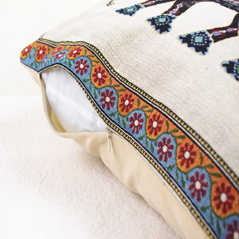 Чехол для диванной подушки льняной в европейском стиле|decorative throw pillows case|cushion