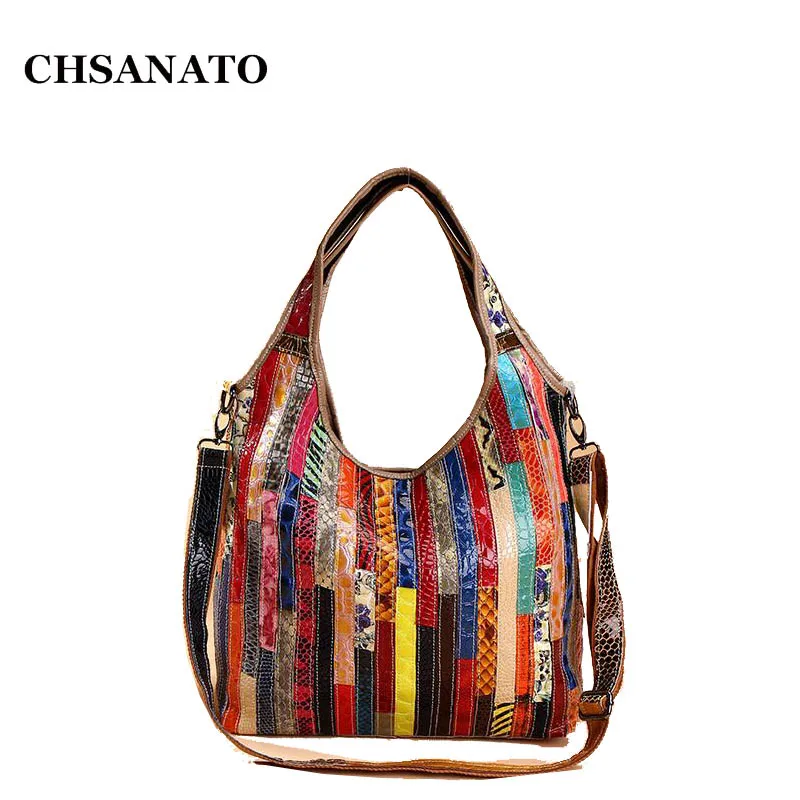 

CHSANATO High Quality Patent Leather Women Hobos Ladies Cross Body Messenger Shoulder Bags Vintage Handbags 2019 Bolsa Feminina