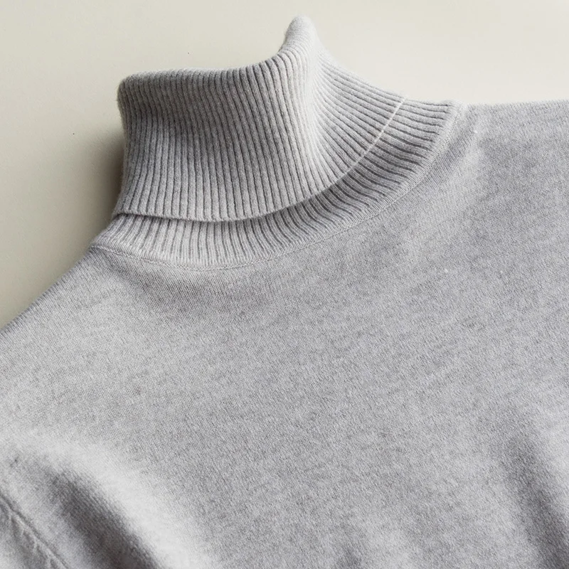 

ZEHANGSEA high collar women sweater and pullovers Spring and Autumn women long sleeved sweaters Comfortable simple Knitted clot