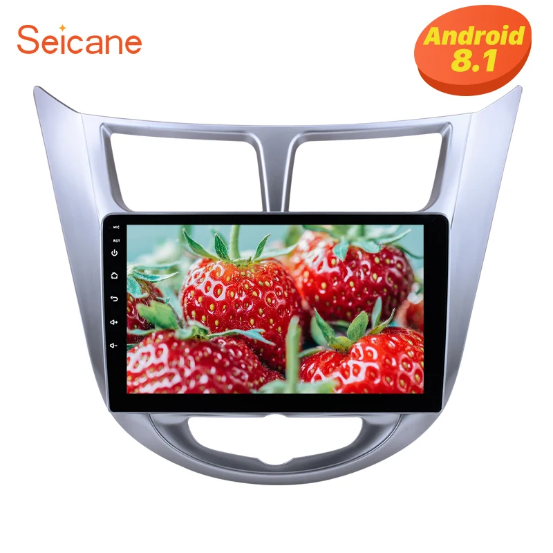 Seicane автомобильный стерео 9 &quotHD Android 8 1 радио Обновление GPS Navi плеер для Hyundai Verna 2011