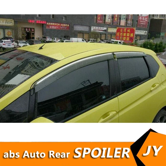 Пластиковый оконный козырек для Honda FIT вентиляционные оттенки защита от солнца и