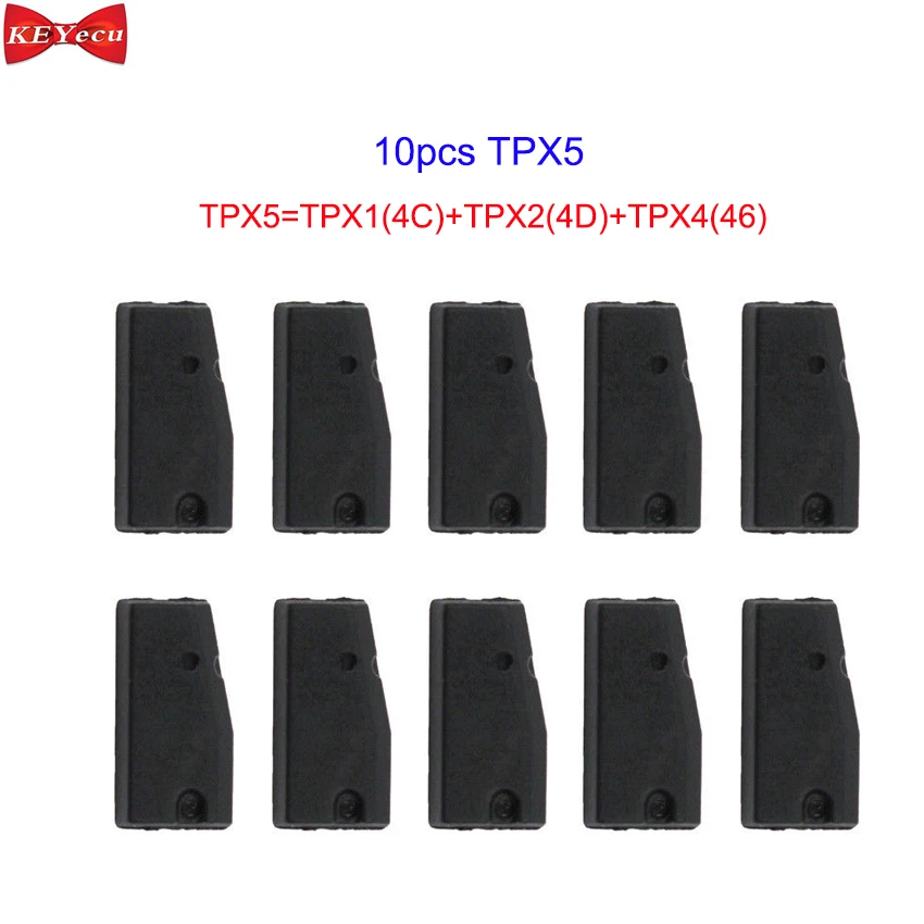 KEYECU 10 шт. JMA TPX5 Carben керамический транспондер чип = TPX1 (4C) + TPX2 (4D) TPX4 (46)|Ключ от авто| |