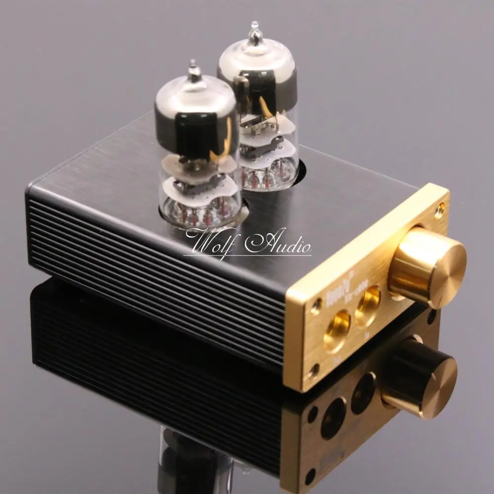 U808 класс A HIFI 6J3 вакуумный ламповый усилитель для наушников Портативный усилитель для наушников