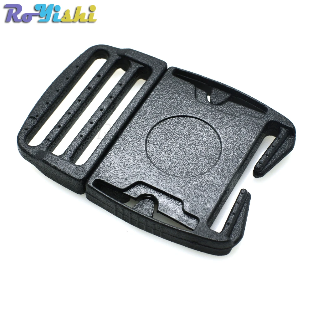 

100pcs/pack 33.7mm Webbing Ultrathin Side Release Buckle for Luggage Backpack Straps
