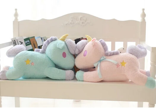 Plush doll 1pc 55cm lovely cartoon sweet fly horse unicorn pillow cushion decoration children stuffed toy creative gift for baby | Игрушки и