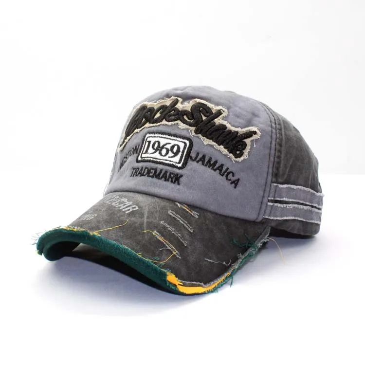 Мужская винтажная ковбойская Кепка Snapback Регулируемая с вышивкой для папы