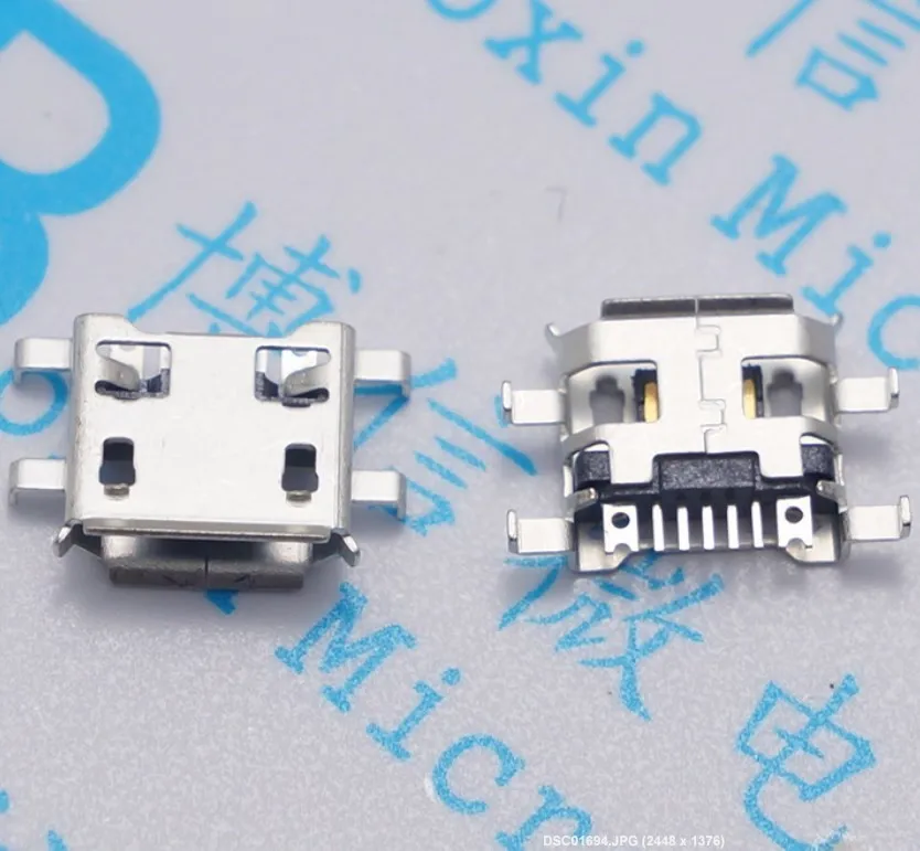 Разъем Micro USB 5 контактов 0 72 мм 50 шт. | Обустройство дома