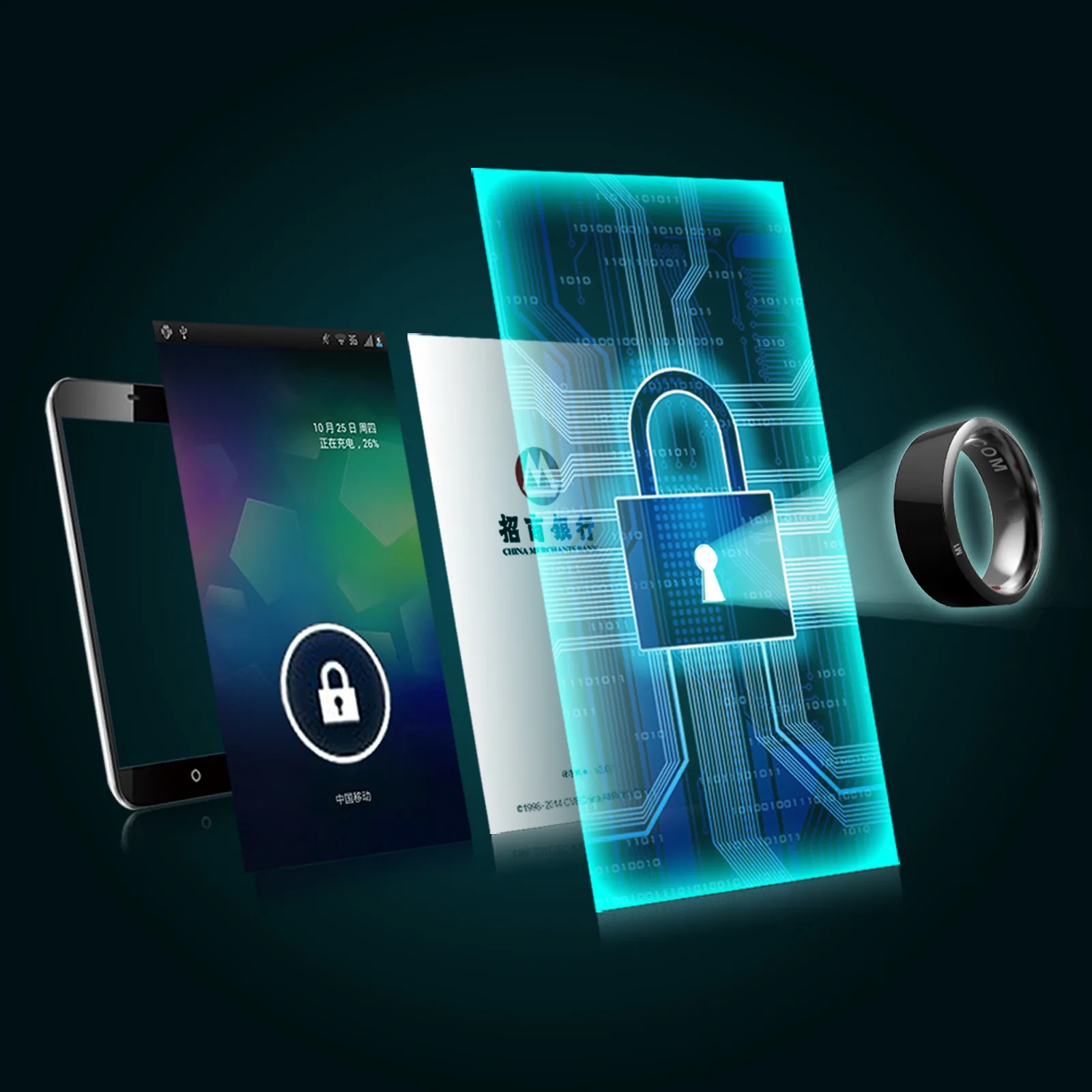 Jakcom R3 смарт-кольцо новая технология Волшебный палец для iOS Android Windows водонепроницаемый высокоскоростной NFC телефон умные браслеты