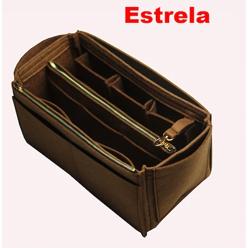 Estrela Neverfull Speedy эксклюзивная настраиваемая сумка-Органайзер из войлока, сумка-Органайзер(w/съемный карман на молнии), вставка для подгузников - Цвет: Estrela
