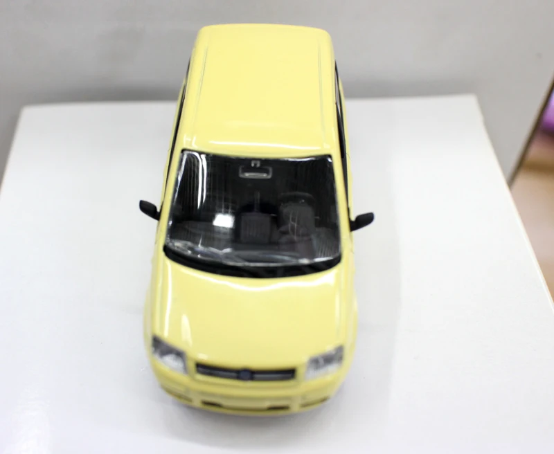 N OREV 1:43 FIA T PANDA YELLOW boutique литые игрушки для детей детские модель оригинальная