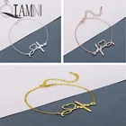 Браслет QIAMNI из нержавеющей стали для измерения сердцебиения и кардиограммы, многоцветный Браслет-этоскоп с цепочкой в виде сердца, подарок врачу, медсестре на день рождения