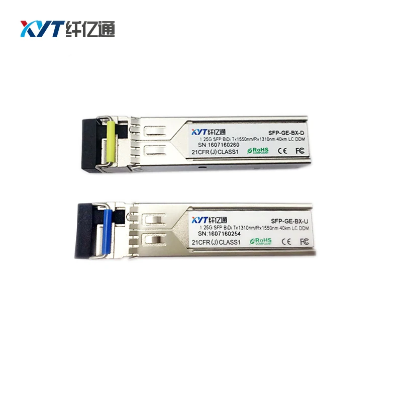 

1310/1,25 нм BIDI SFP трансивер G SFP модуль 40 км один волоконно-оптический SFP модуль