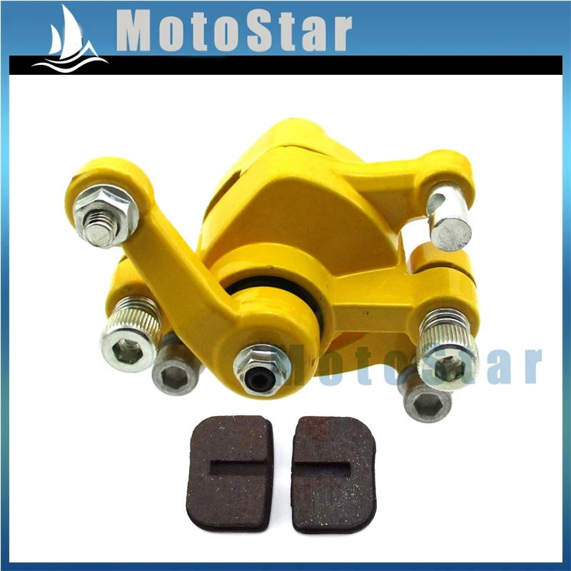 Желтые дисковые тормозные суппорты для Motovox MBX10 MBX11 MBX12 MM B80 Mini Bike|brake disc caliper|mini brake