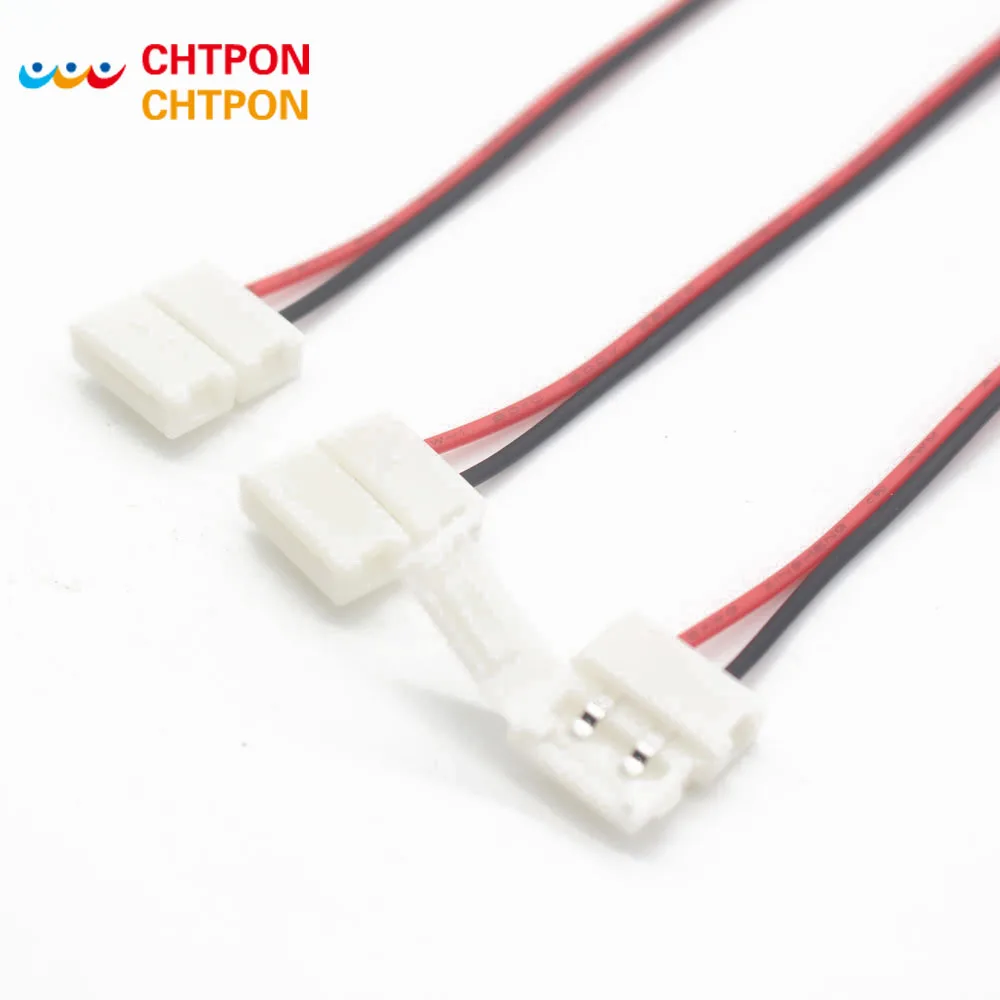 5 шт./лот для светодиодной ленты 8 мм 10 2pin одноцветной 5050 5630 коннектор печатной