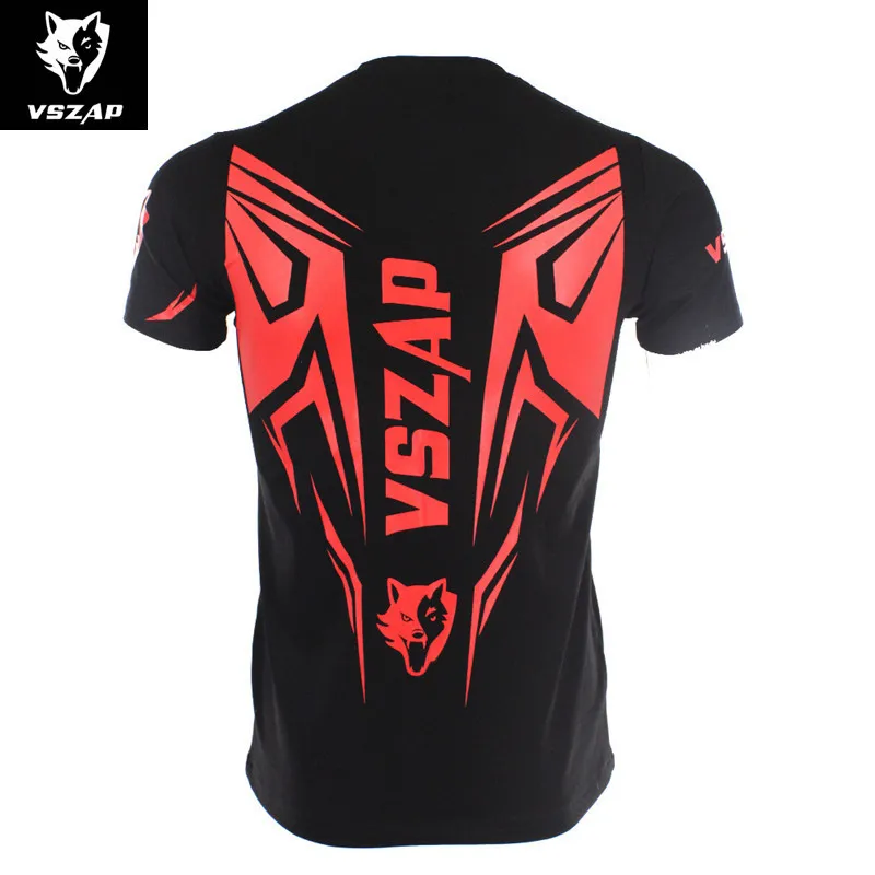 VSZAP CompressedTraining Муай Тай Джерси для ММА кикбоксинга хлопок camisetas тройники