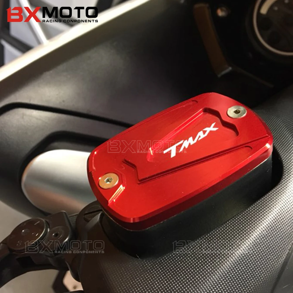 

CNC Aluminum Red Motorcycle Brake Fluid Fuel Reservoir Tank Cap Cover For YAMAHA T-Max 500 TMAX 500 TMax 530 SD SX 2018 T Max500