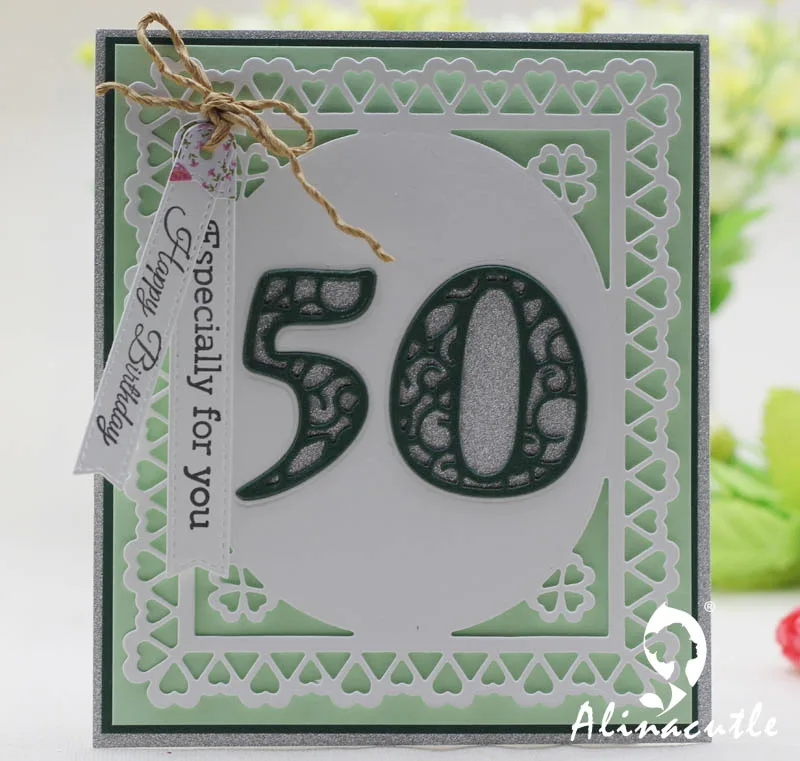 Alinacutle Die Cut Metal Cutting Dies 6pc Tag Dot Banner Edge Scrapbooking Paper Craft Handmade Card Punch Art cutter | Дом и сад