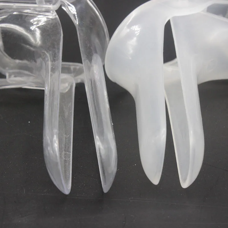 Одна штука прозрачного пластикового расширителя влагалища для взрослых гениталий и анального и вагинального дилататора колпоскопического зеркала медицинской женской гигиены.