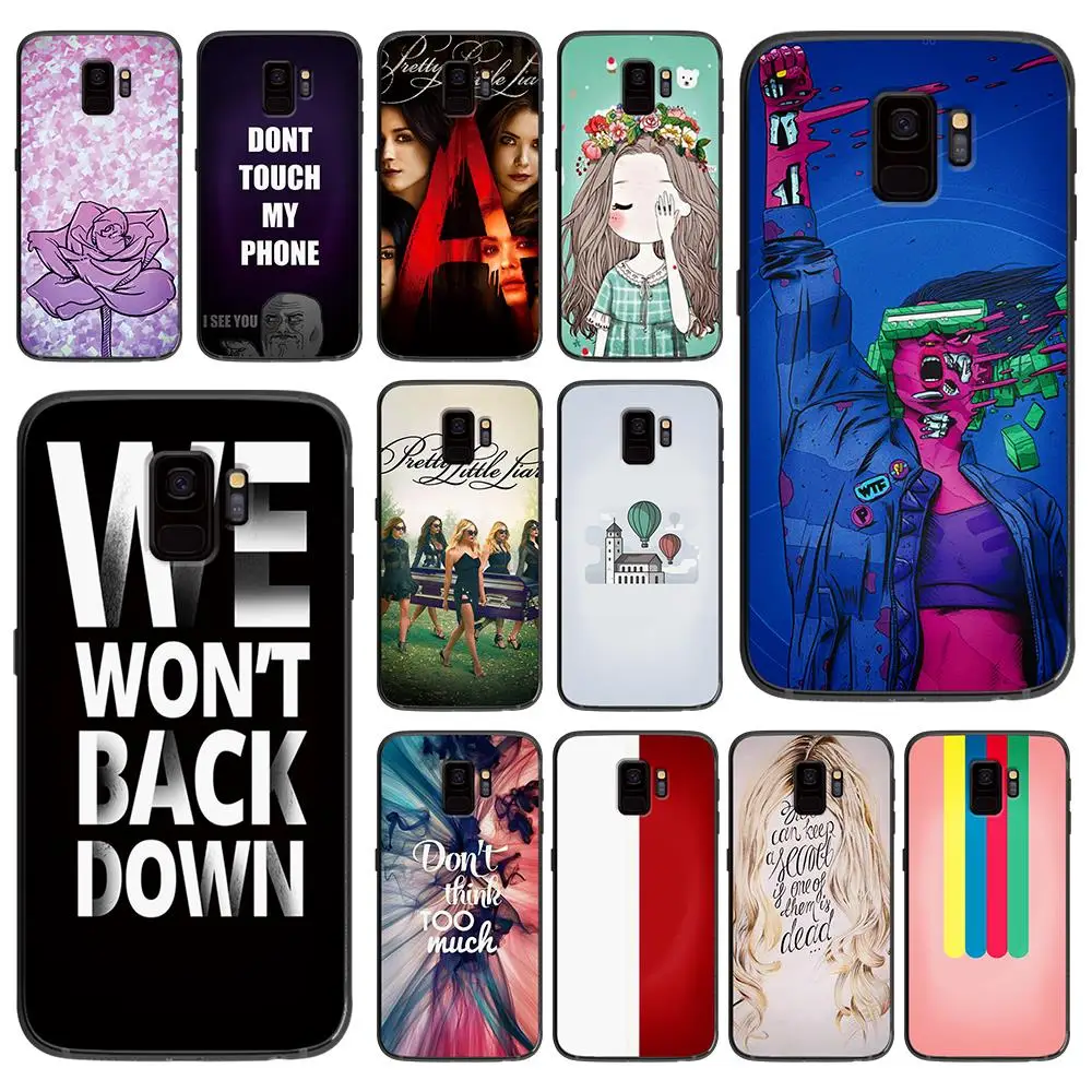 Милый маленький обманщик простой мягкий чехол для телефона samsung Galaxy S6 S7 S8 S9 S10e Plus