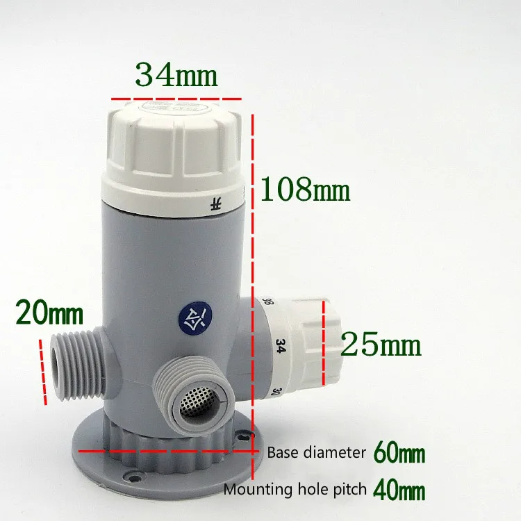 Термостатический смесительный клапан труба термостата контроль температуры