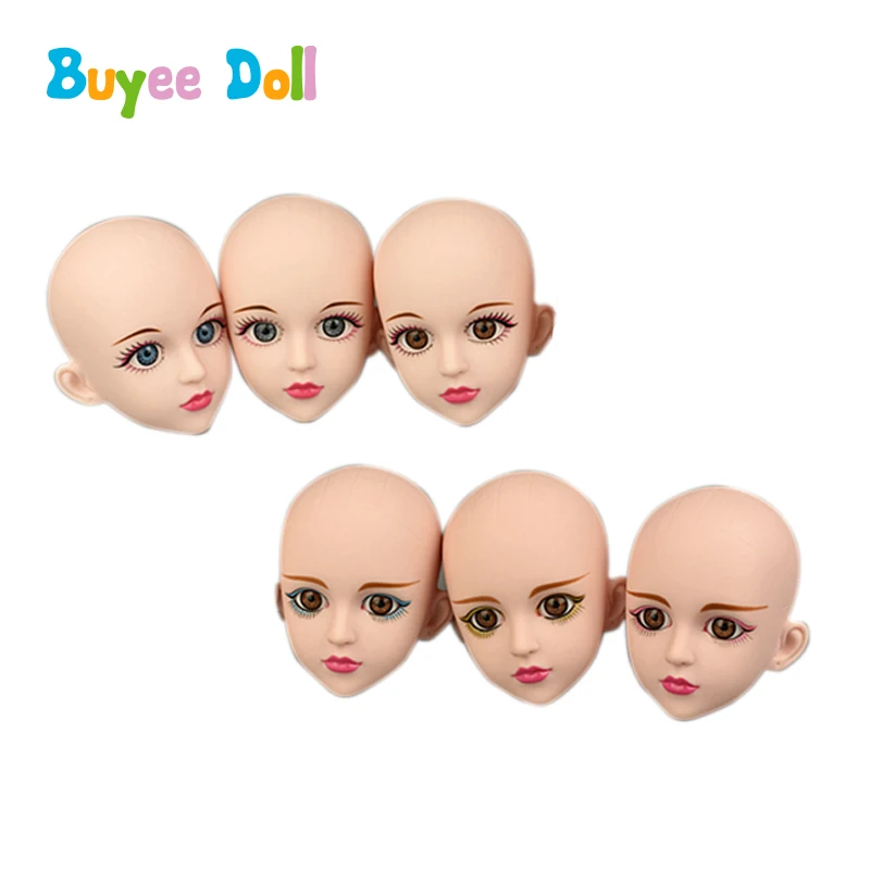 1 шт. реалистичные 3D глаза пластиковая голова для макияжа 1/4 BJD аксессуары тела без