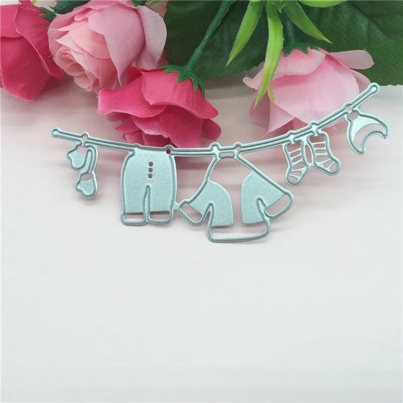 Рождество Санта Клаус одежда резки штампы Трафаретный Скрапбукинг альбом