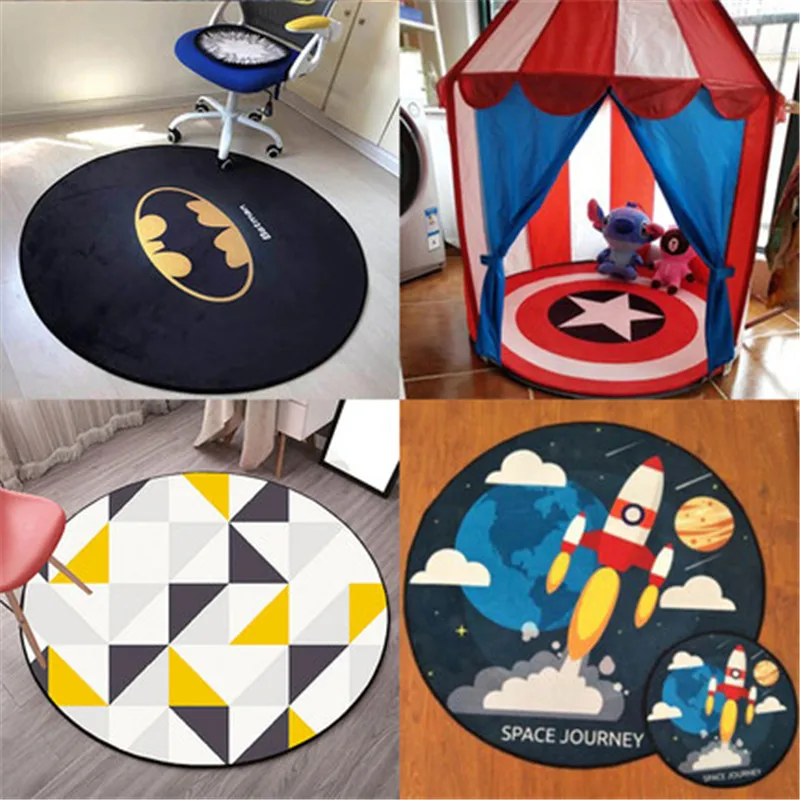 Note Key круглый ковер Детская игровая палатка гимнастический коврик спальня