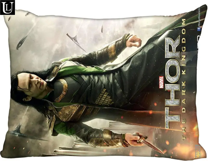 Pillowcase Пользовательские loki том Прямоугольная подушка размер крышки 45x35 см(одна сторона) печать по индивидуальному заказу с молнией полиэстер хлопок наволочка больше размер - Цвет: Pillowcase
