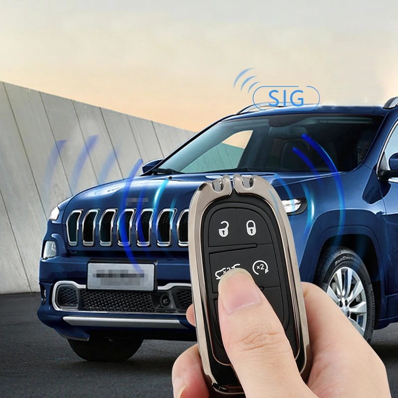 Pcmos 2019 Автомобильный держатель для ключей чехол Fob Накладка подходит Jeep Compass 2017 2018