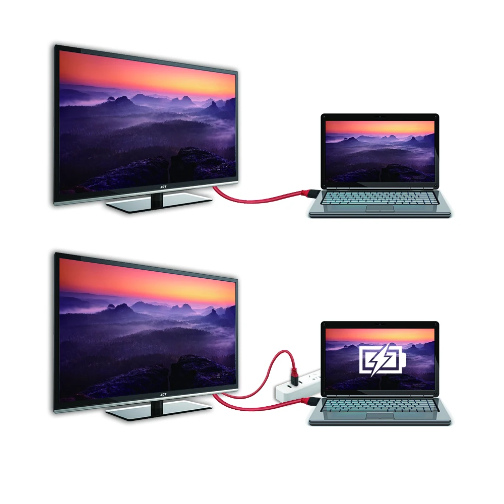 Для Macbook New Pro 13 15 USB C переходник Type в HDMI 4K 30Hz UHD Graphics Video Extender 3 1 Smart Power Charge|usb-c type-c|usb