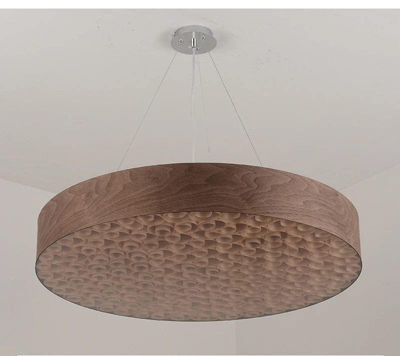 

Wood Round LED Suspension Lamp Handmade Bamboo Weaving Pendant Light For Parlor restaurant bar cafe Home Pendant lighting PA0272