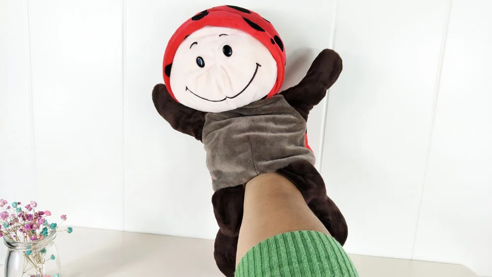 BOLAFYNIA детские игрушки марионетки плюшевые Красная божья коровка на Рождество