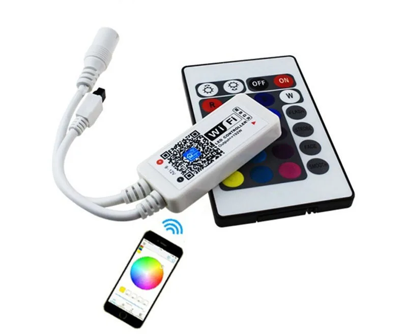 BOLEDENGYE RGB5050 30led/m гибкая лента светодиодная 5 м 10 полоса света полный комплект + WiFI