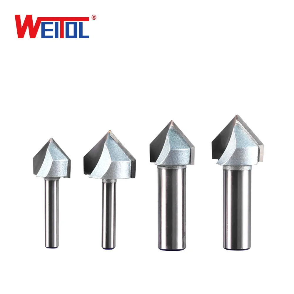WeiTol 1 шт. техническая V канавная долото помолка резка инструменты CNC станки для