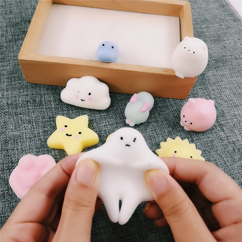 10/20/40 шт Мини Mochi медленно поднимающиеся мягкие игрушки Kawaii животные Мягкая панда