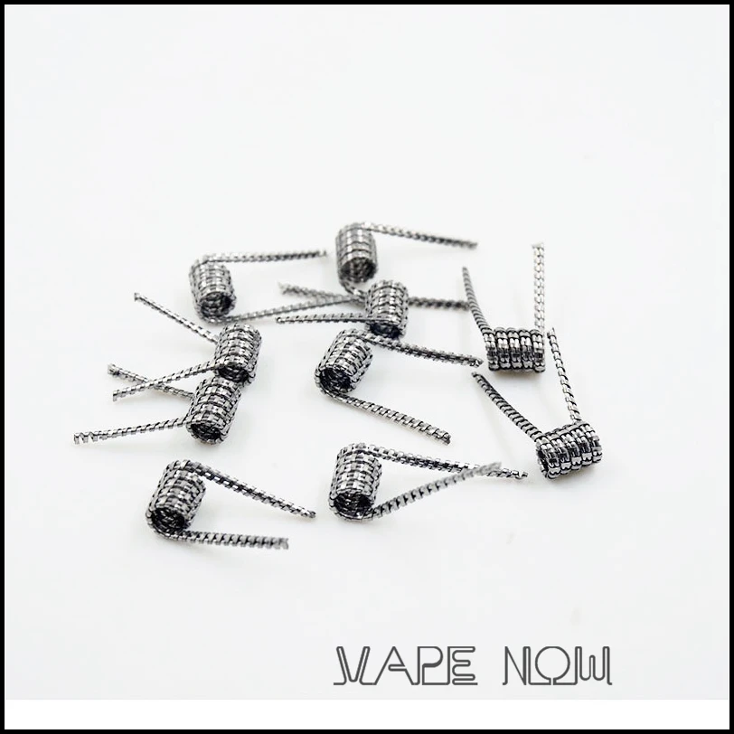 10 штук кор. RDA готовые катушки HJS лестница 0.25ohm нагревательное сопротивление для