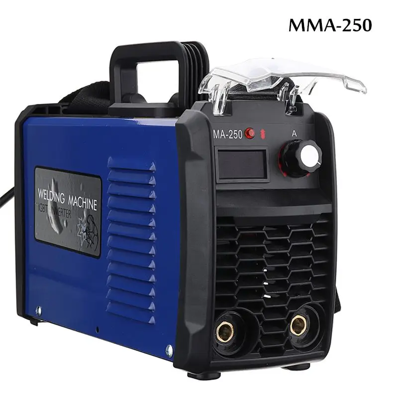 FORGELO 6000 Вт 7500 Вт DC инвертор дуговой сварки IGBT MMA 220 В сварочный аппарат MMA-200/MMA-250 для начинающих легкий Efficien - Цвет: MMA-250