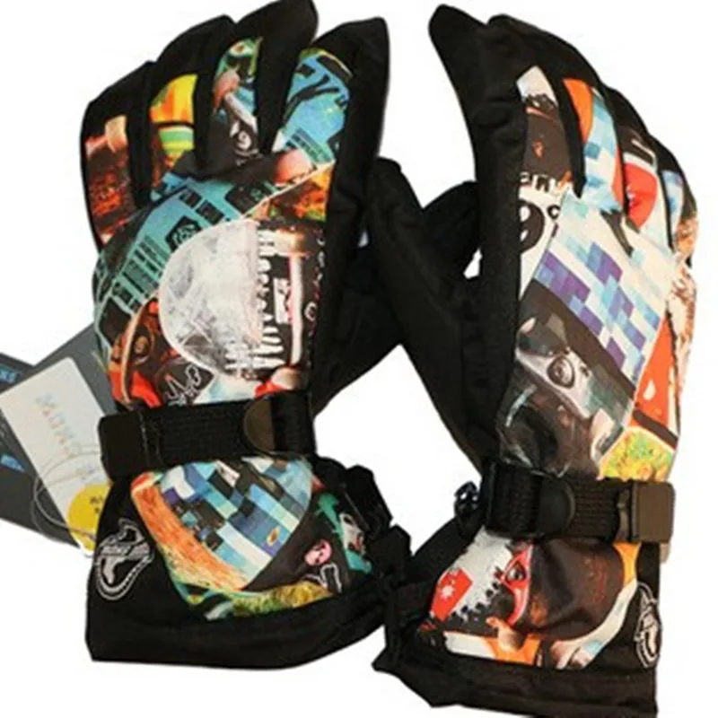 Gsou снег люди Сенсорный экран лыжные перчатки зимние мужские Водонепроницаемый