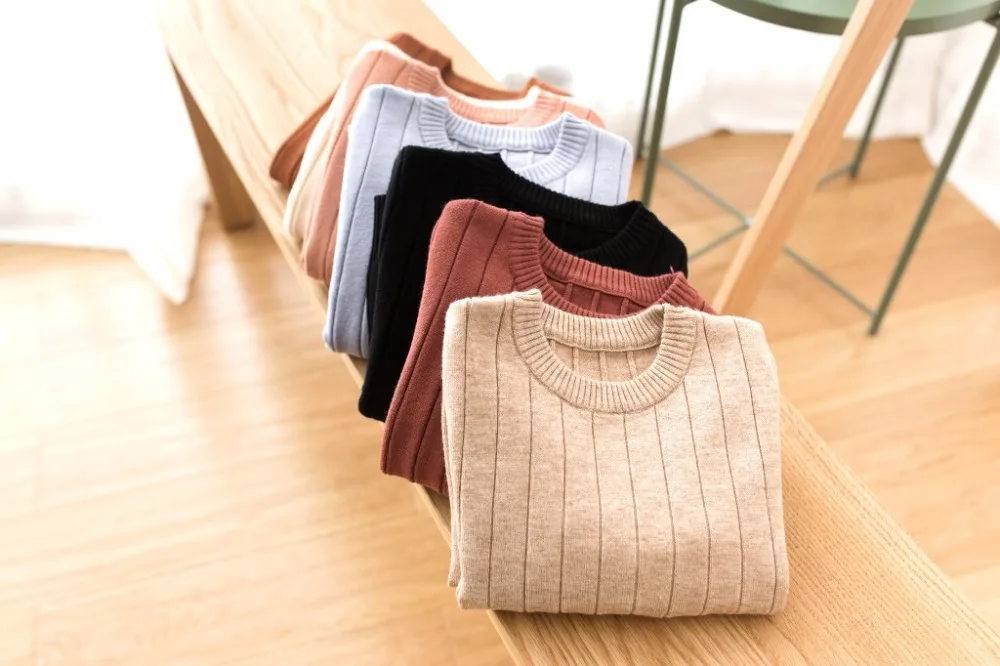 Зимний свитер для девочек; Новинка года; модная весенняя Детская рубашка для мальчиков и девочек; детские свитера; Детские свитера; вязаный пуловер